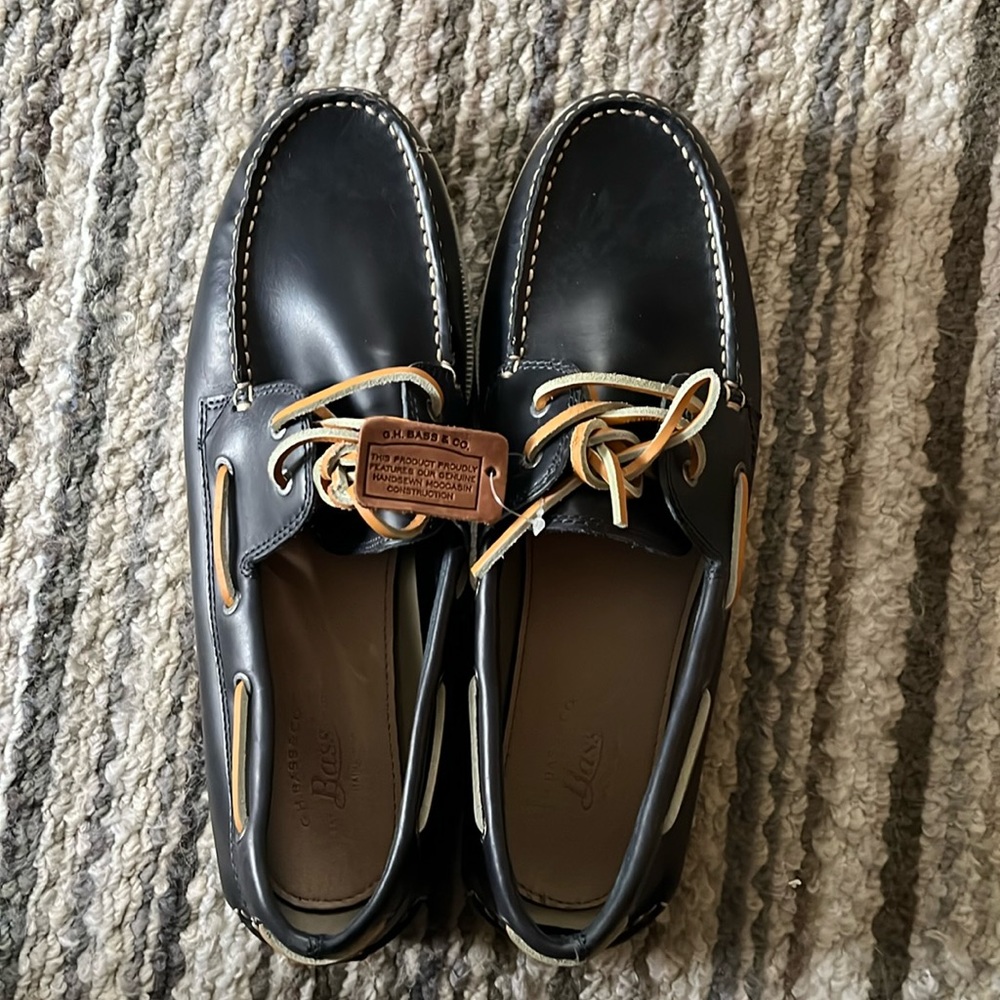 G.H Bass & CO. Boat shoes NEW